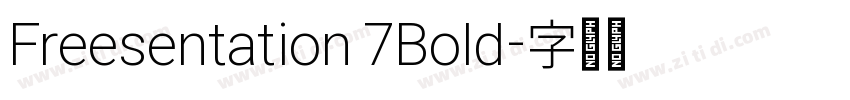 Freesentation 7Bold字体转换 Freesentation 7Bold字体转换